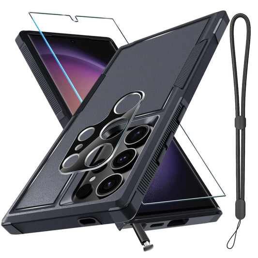 Galaxy S25 Ultra ArmorShield Case with Screen & Lens Protectors